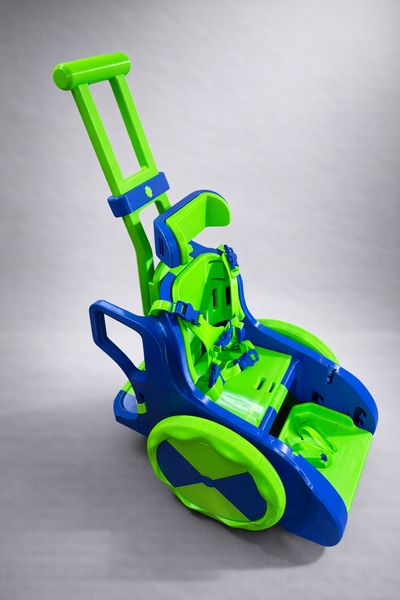 Green and Blue Toddler Mobility Trainer
